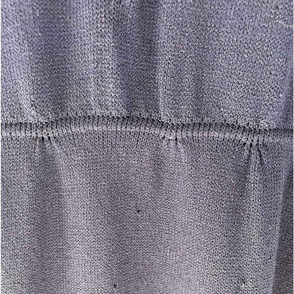 Vintage St. John for Saks embellished knit sweater Dress Navy Women's Sz 8 USA - Picture 9 of 15